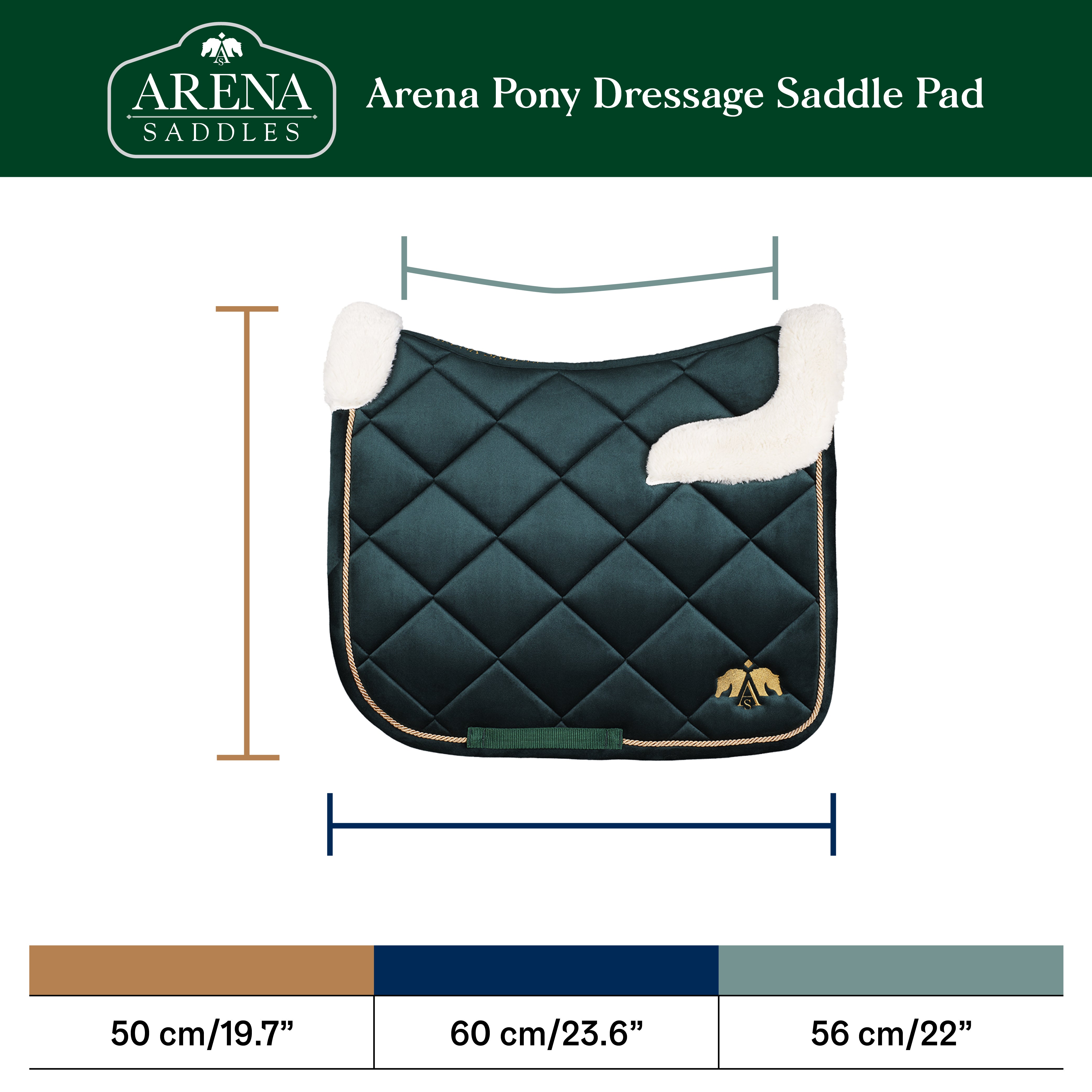 Arena Pony Dressage Saddle Pad